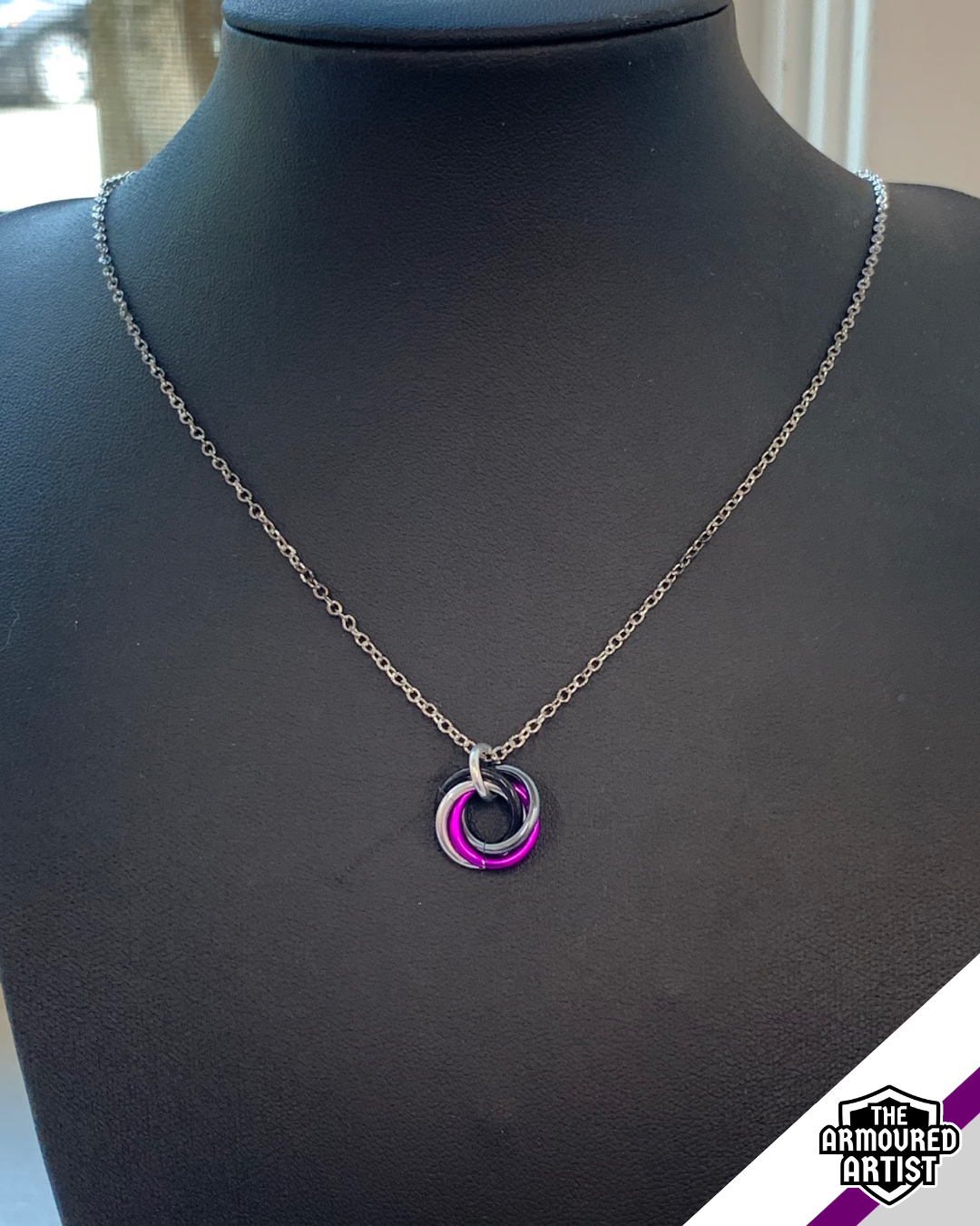 Demisexual Spiral Chainmail Necklaces