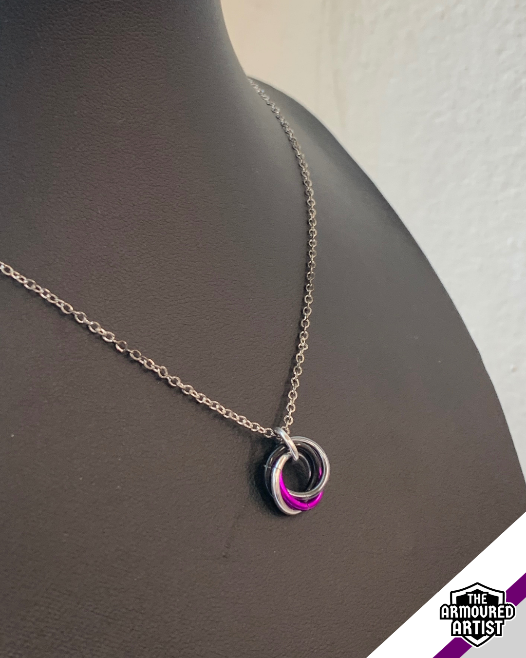 Demisexual Spiral Chainmail Necklaces