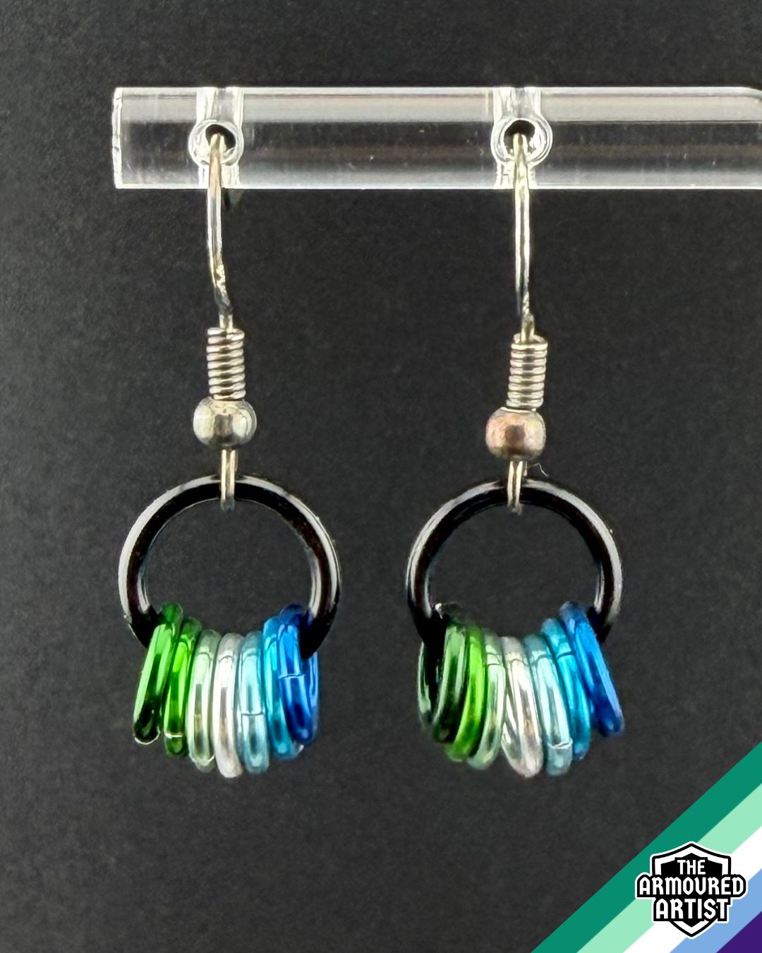 Gay (Man Love Man) Small Ringlette Earrings