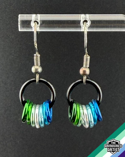 Gay (Man Love Man) Small Ringlette Earrings