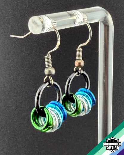 Gay (Man Love Man) Small Ringlette Earrings