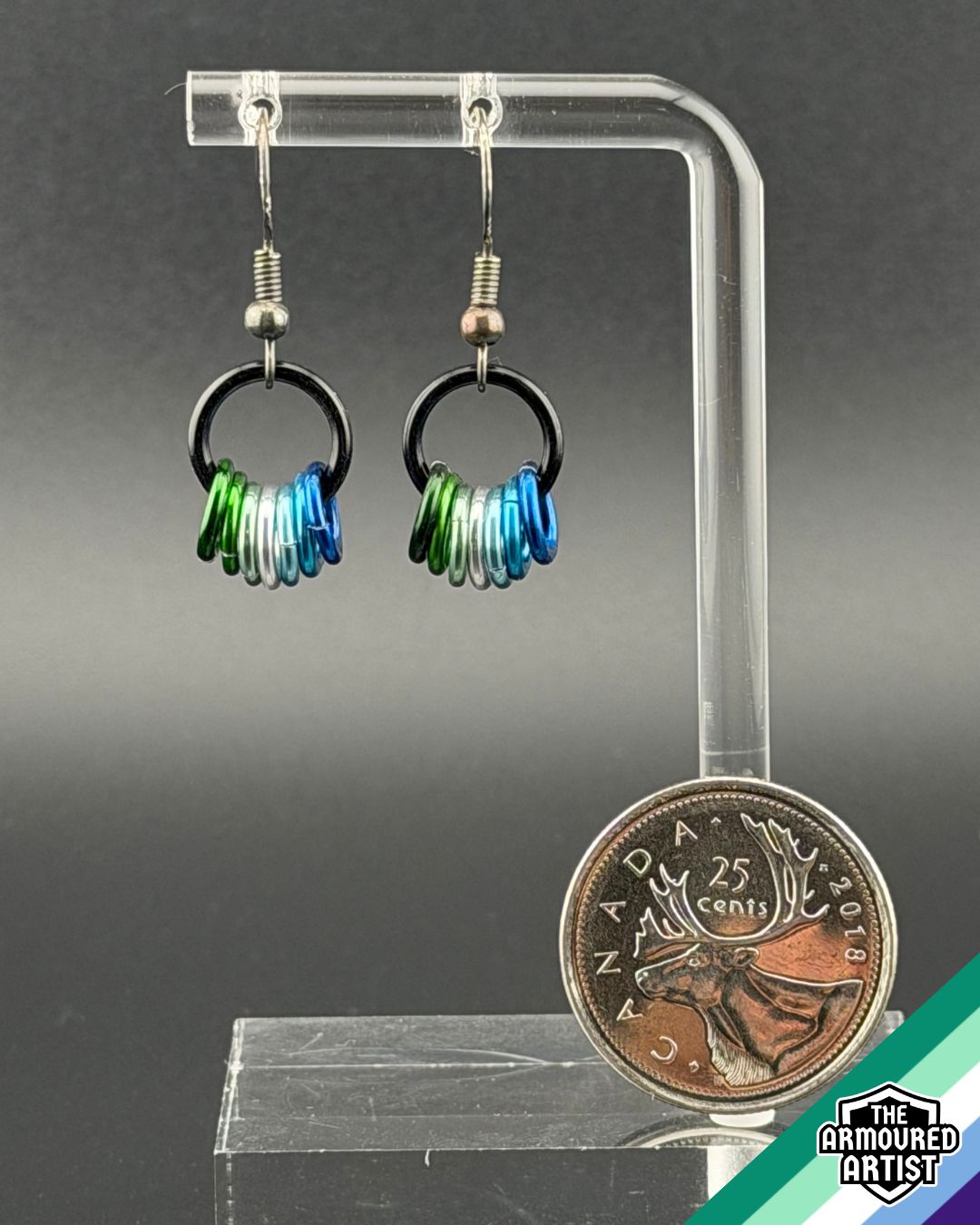 Gay (Man Love Man) Small Ringlette Earrings