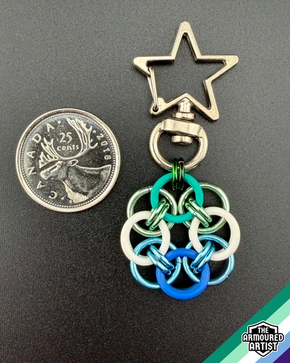 Gay (Man Love Man) Flexible Helmchain Keychains