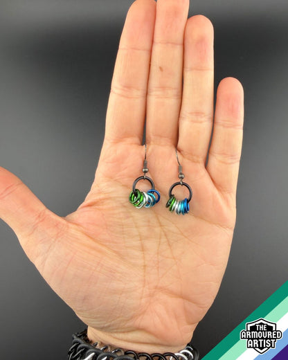 Gay (Man Love Man) Small Ringlette Earrings