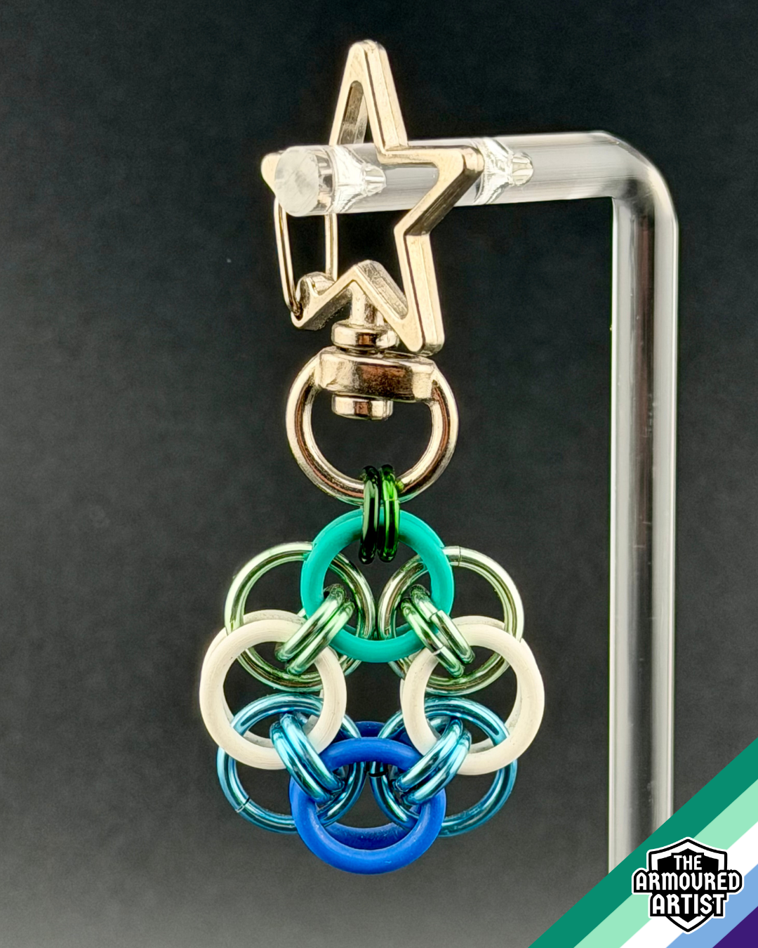 Gay (Man Love Man) Flexible Helmchain Keychains