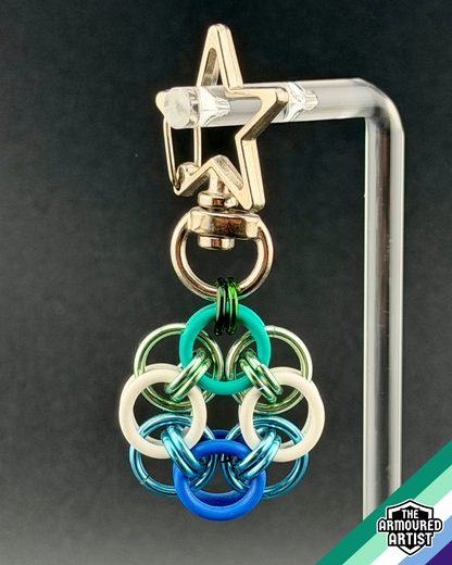Gay (Man Love Man) Flexible Helmchain Keychains