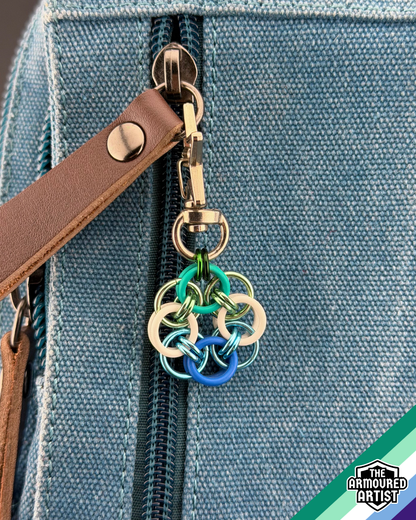 Gay (Man Love Man) Flexible Helmchain Keychains