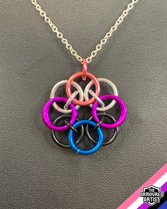 Genderfluid Helmchain Necklaces
