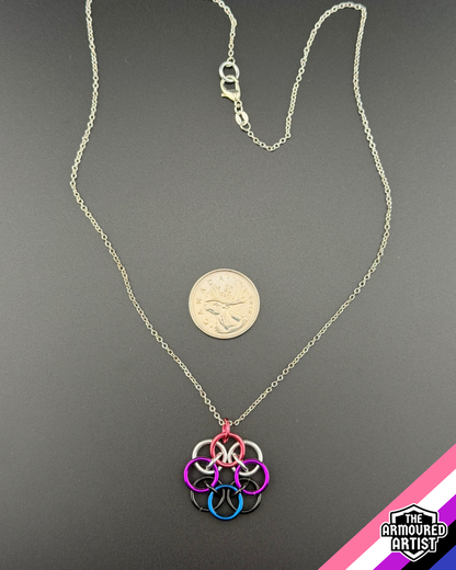 Genderfluid Helmchain Necklaces
