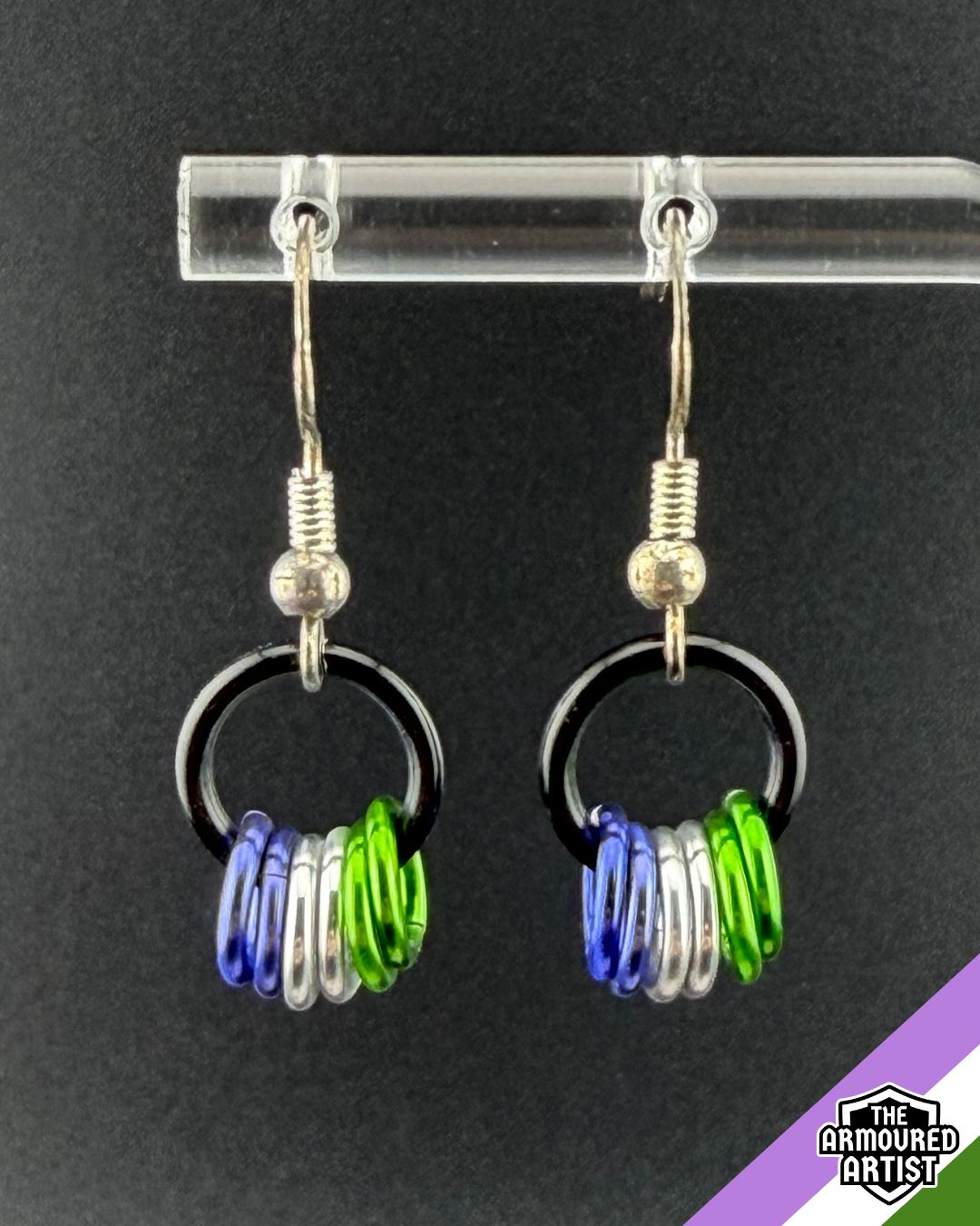 Genderqueer Small Ringlette Earrings