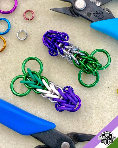Genderqueer Pocket Rocket Keychains/Necklaces