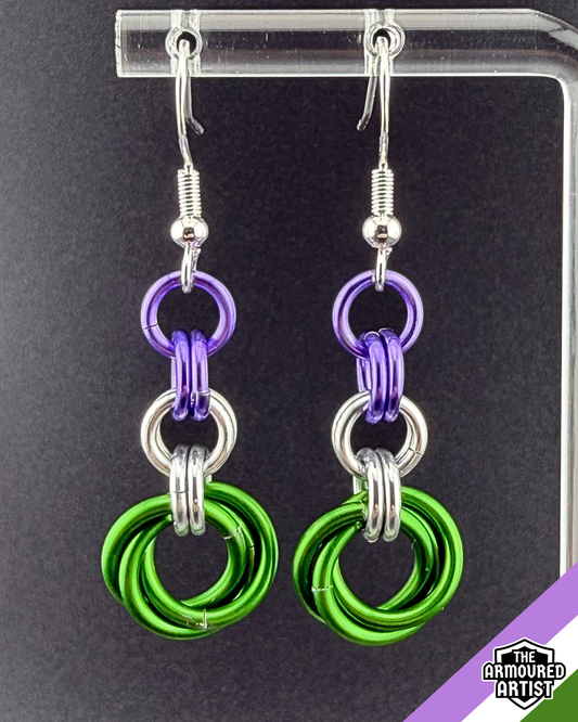 Genderqueer Dangling Earrings