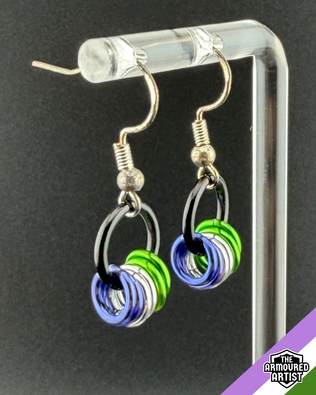 Genderqueer Small Ringlette Earrings