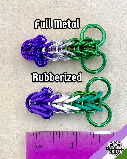 Genderqueer Pocket Rocket Keychains/Necklaces