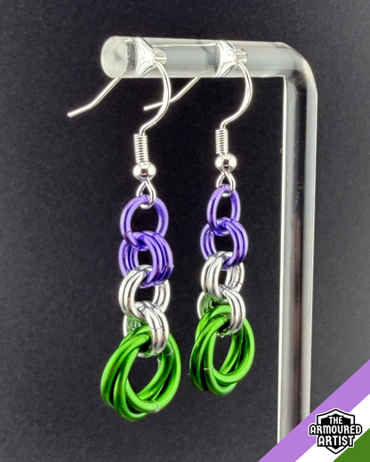 Genderqueer Dangling Earrings