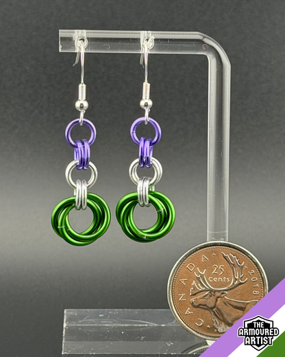 Genderqueer Dangling Earrings