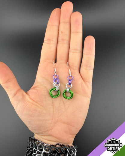 Genderqueer Dangling Earrings
