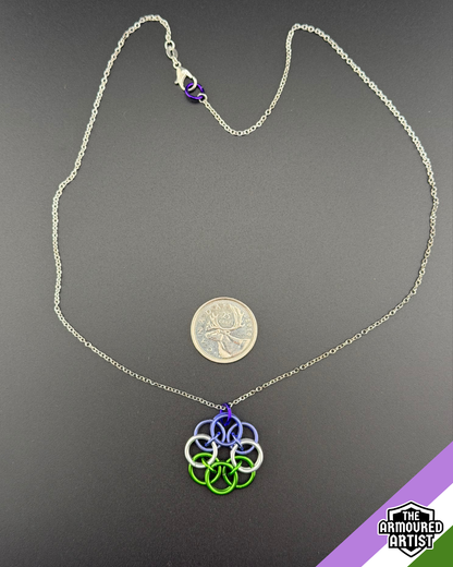 Genderqueer Helmchain Necklaces