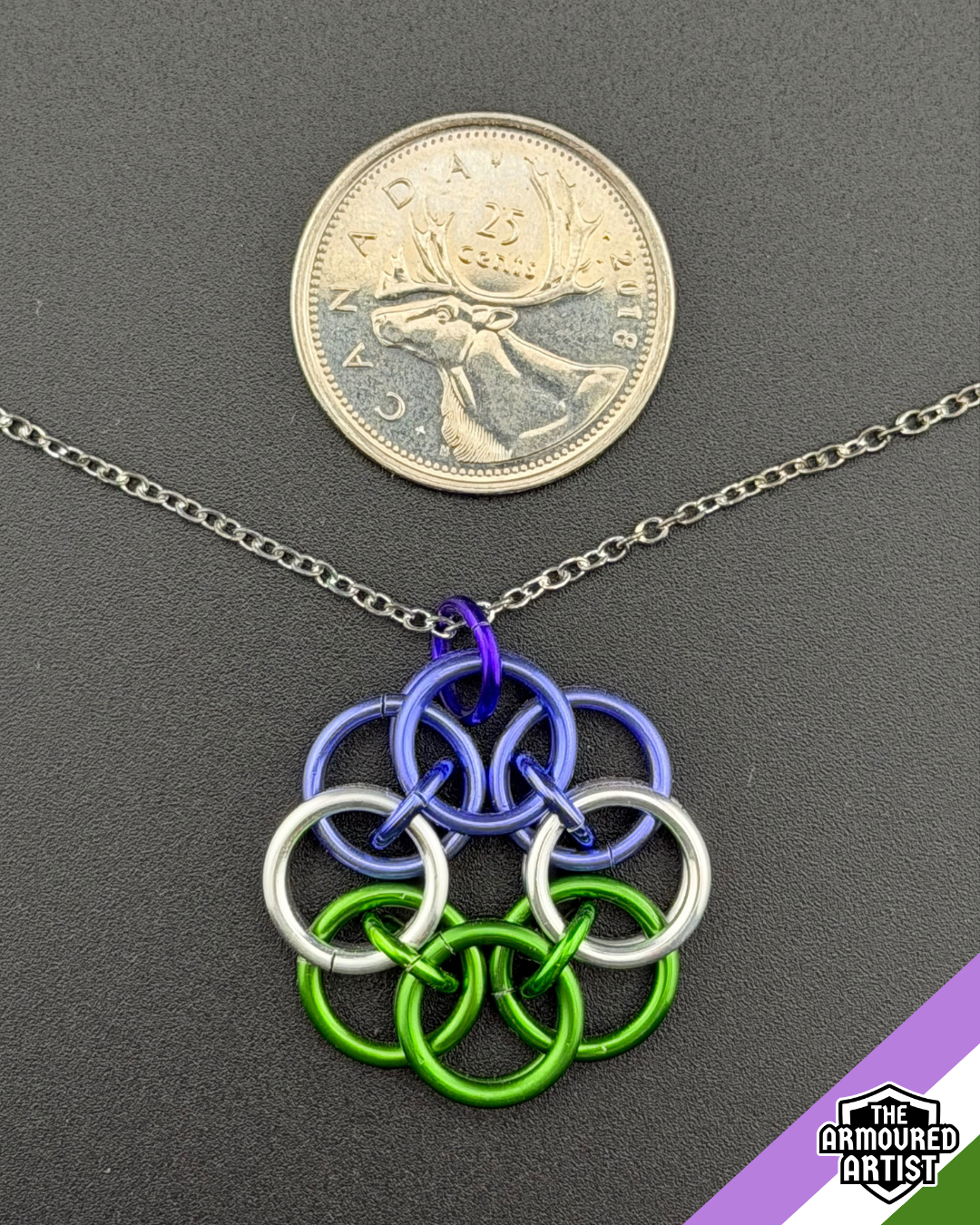 Genderqueer Helmchain Necklaces