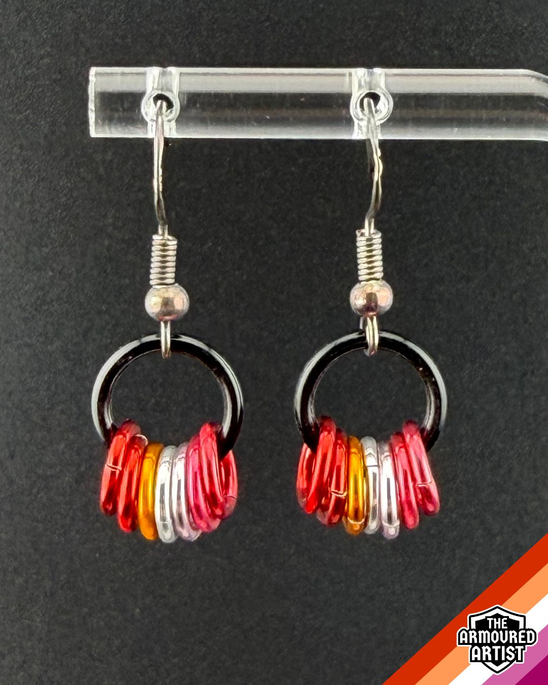 Lesbian Small Ringlette Earrings