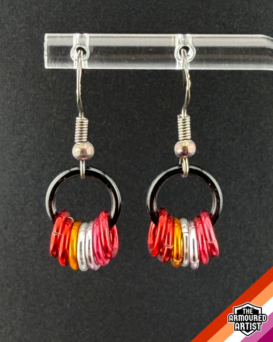 Lesbian Small Ringlette Earrings