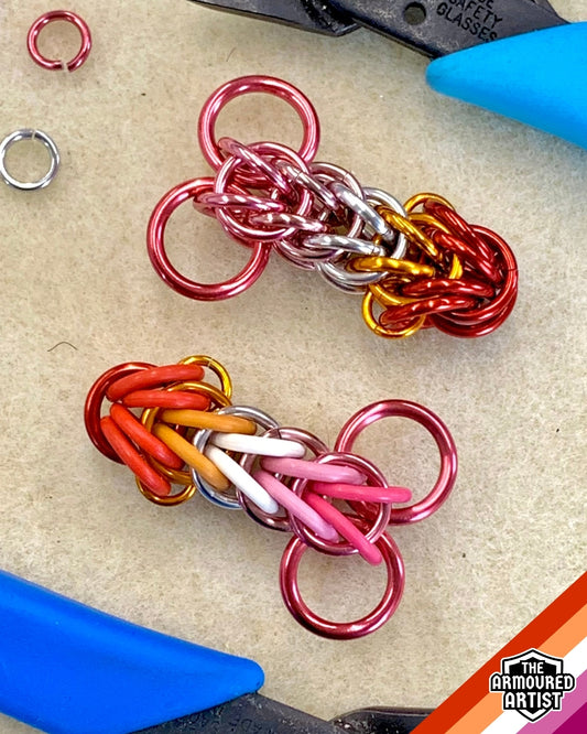 Lesbian Pocket Rocket Keychains/Necklaces