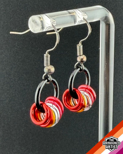Lesbian Small Ringlette Earrings