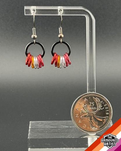 Lesbian Small Ringlette Earrings