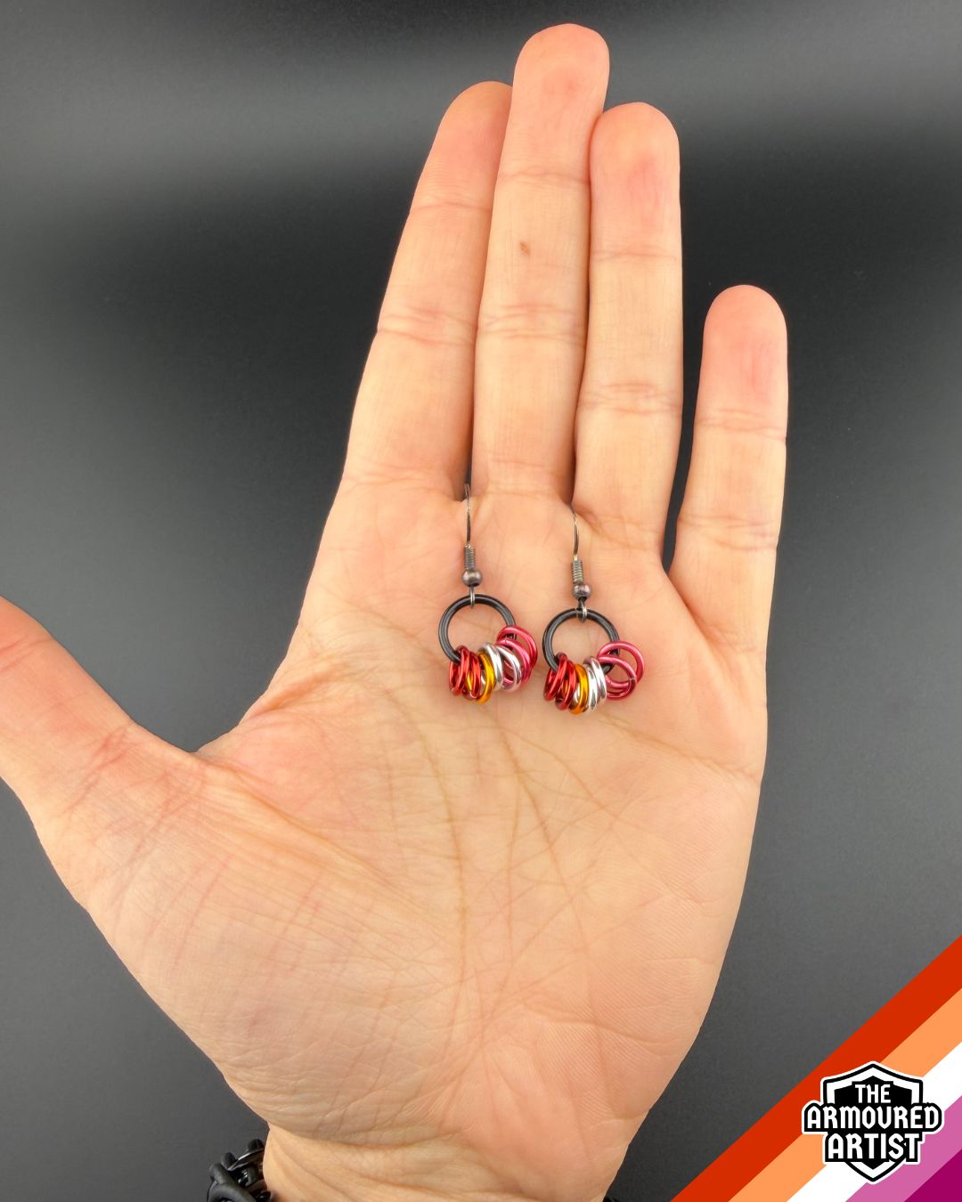Lesbian Small Ringlette Earrings