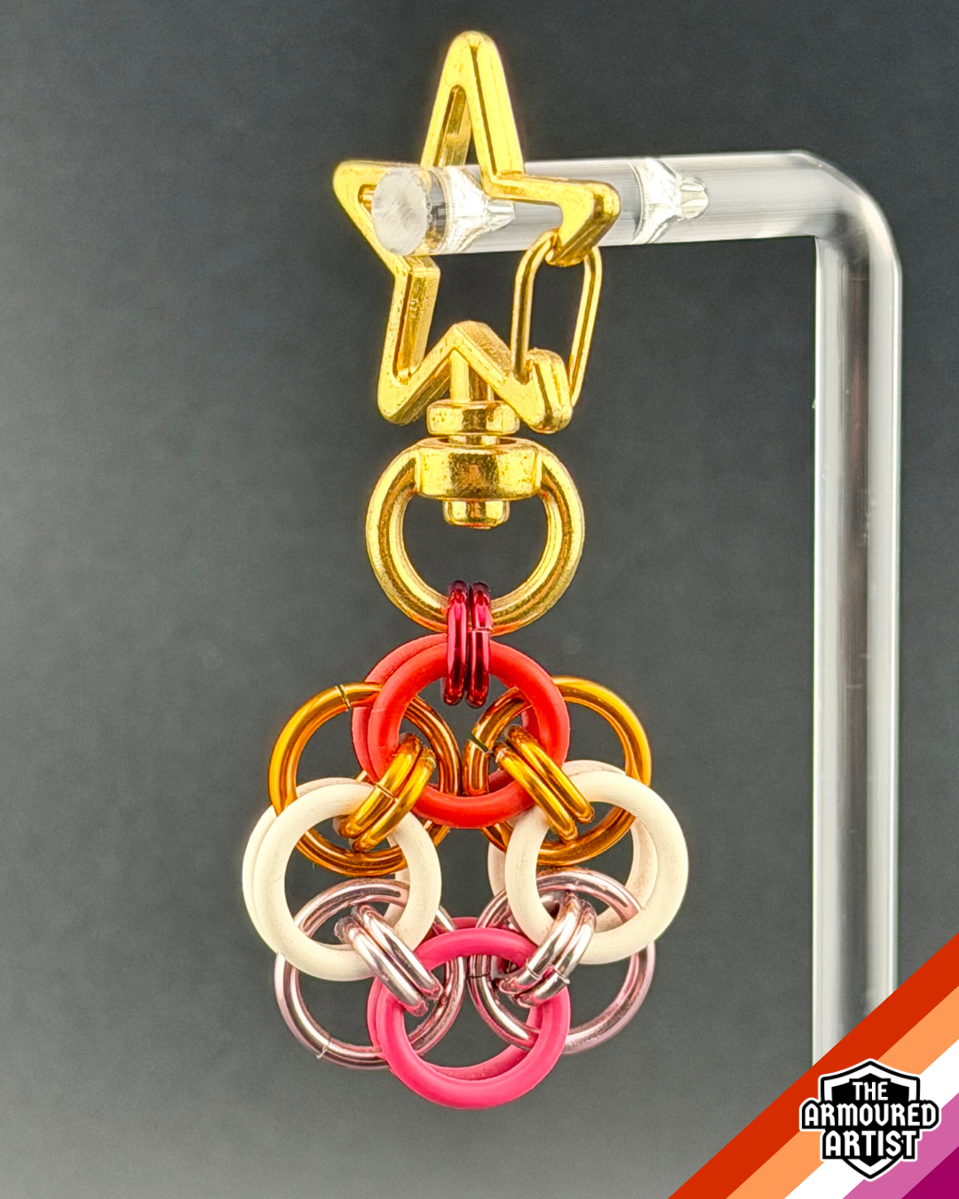 Lesbian Flexible Helmchain Keychains