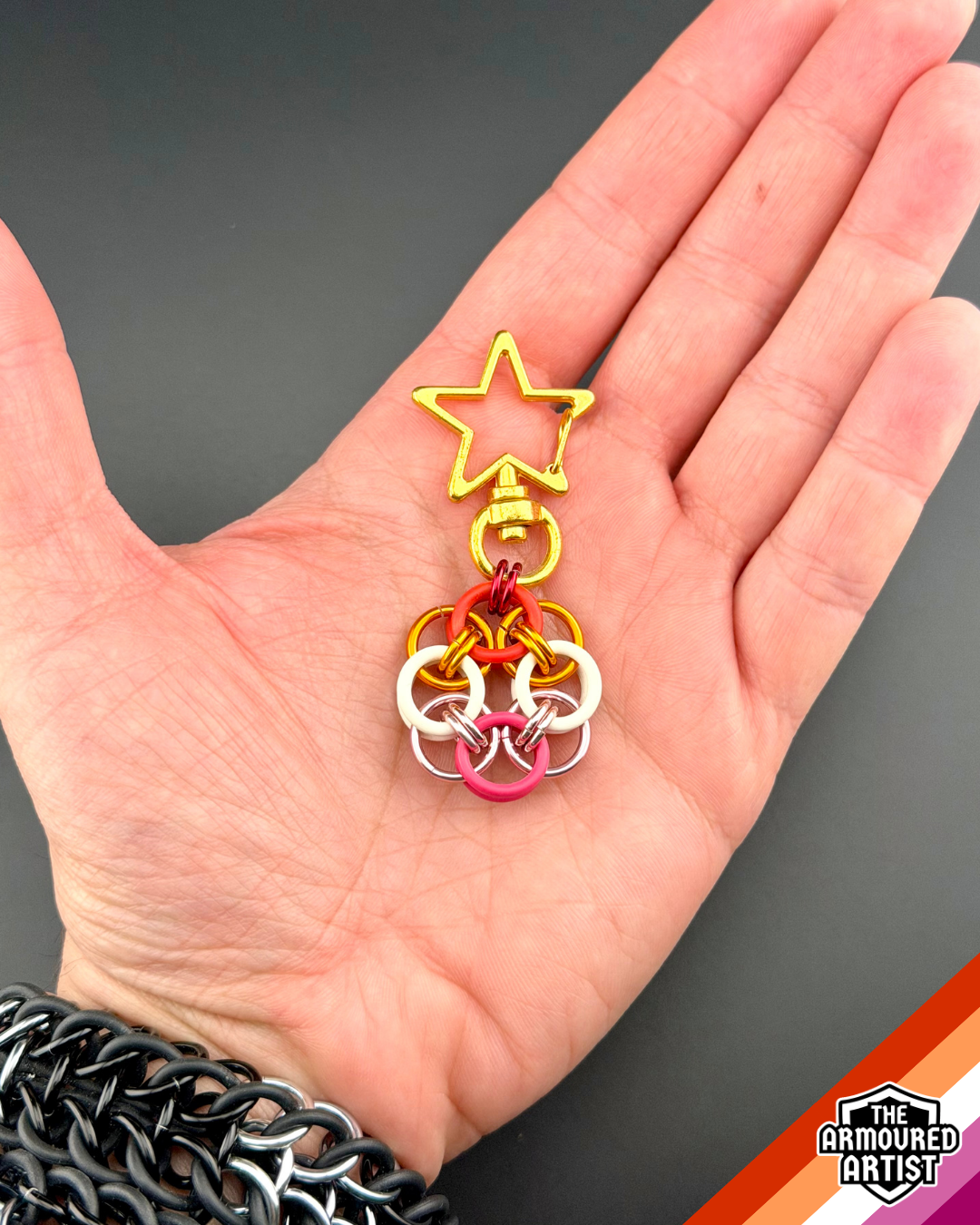 Lesbian Flexible Helmchain Keychains
