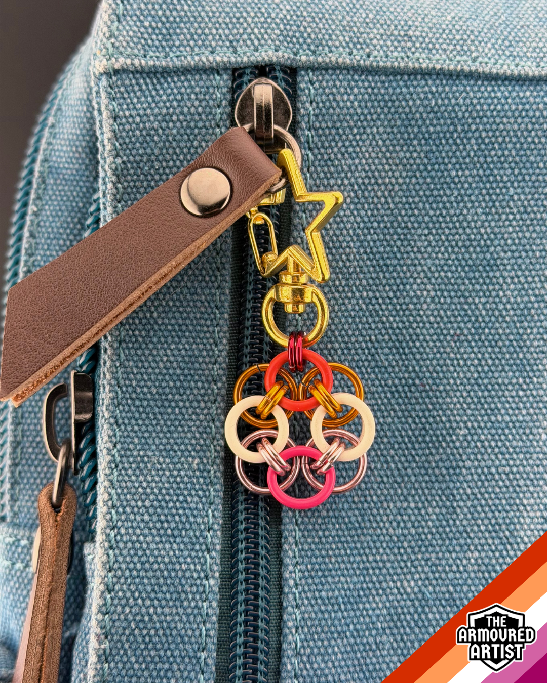 Lesbian Flexible Helmchain Keychains