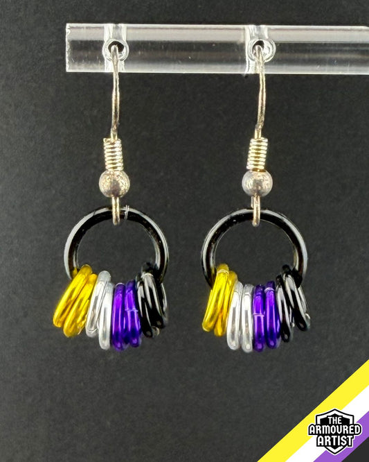 Nonbinary Small Ringlette Earrings
