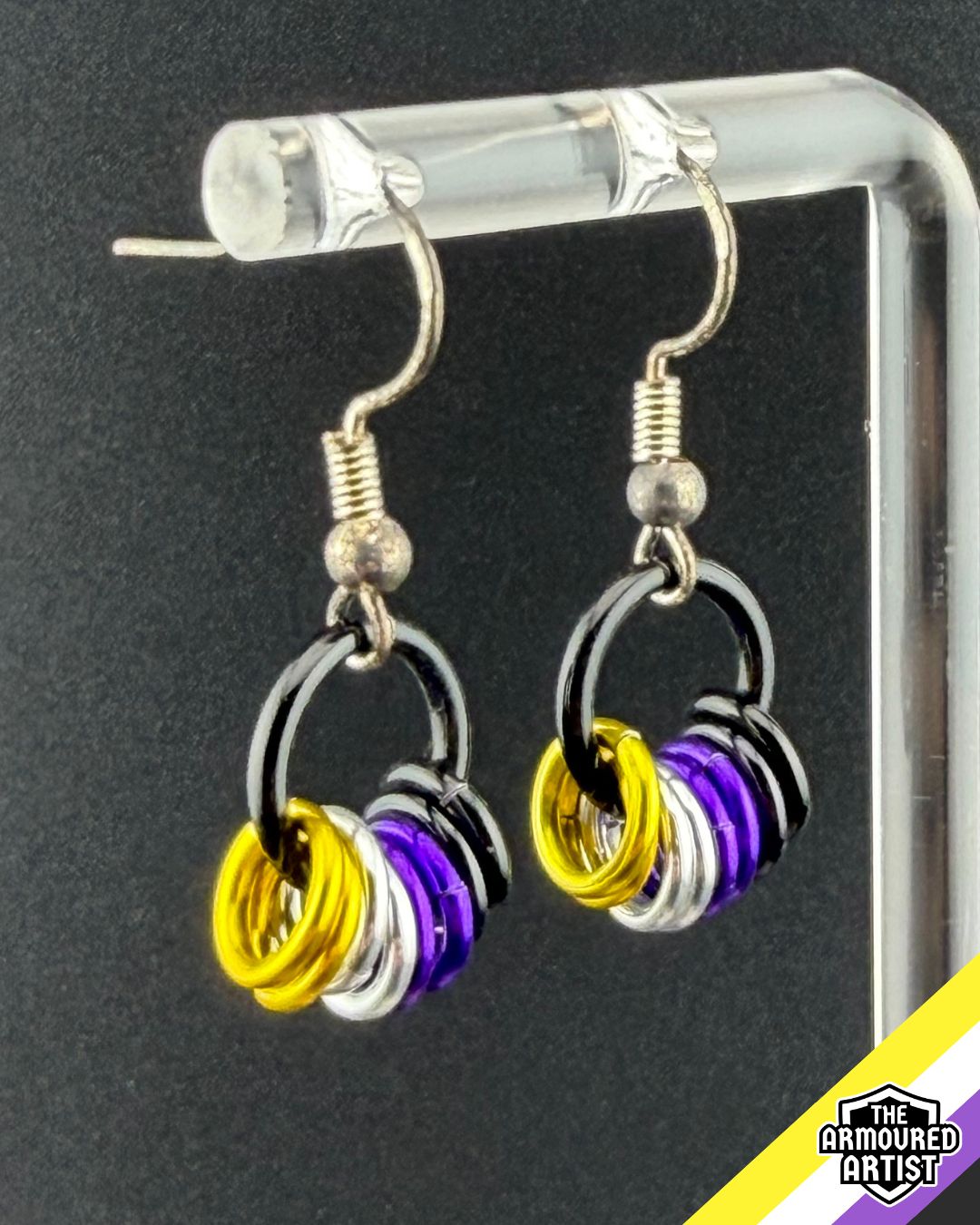 Nonbinary Small Ringlette Earrings