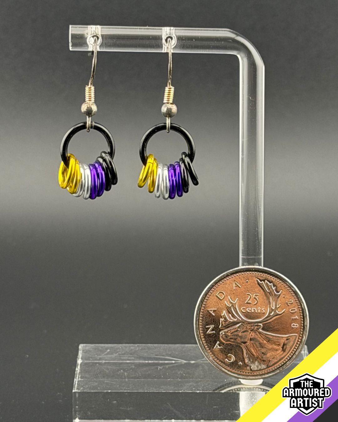 Nonbinary Small Ringlette Earrings