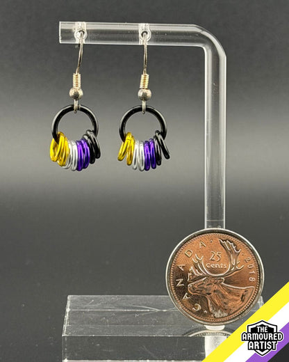Nonbinary Small Ringlette Earrings