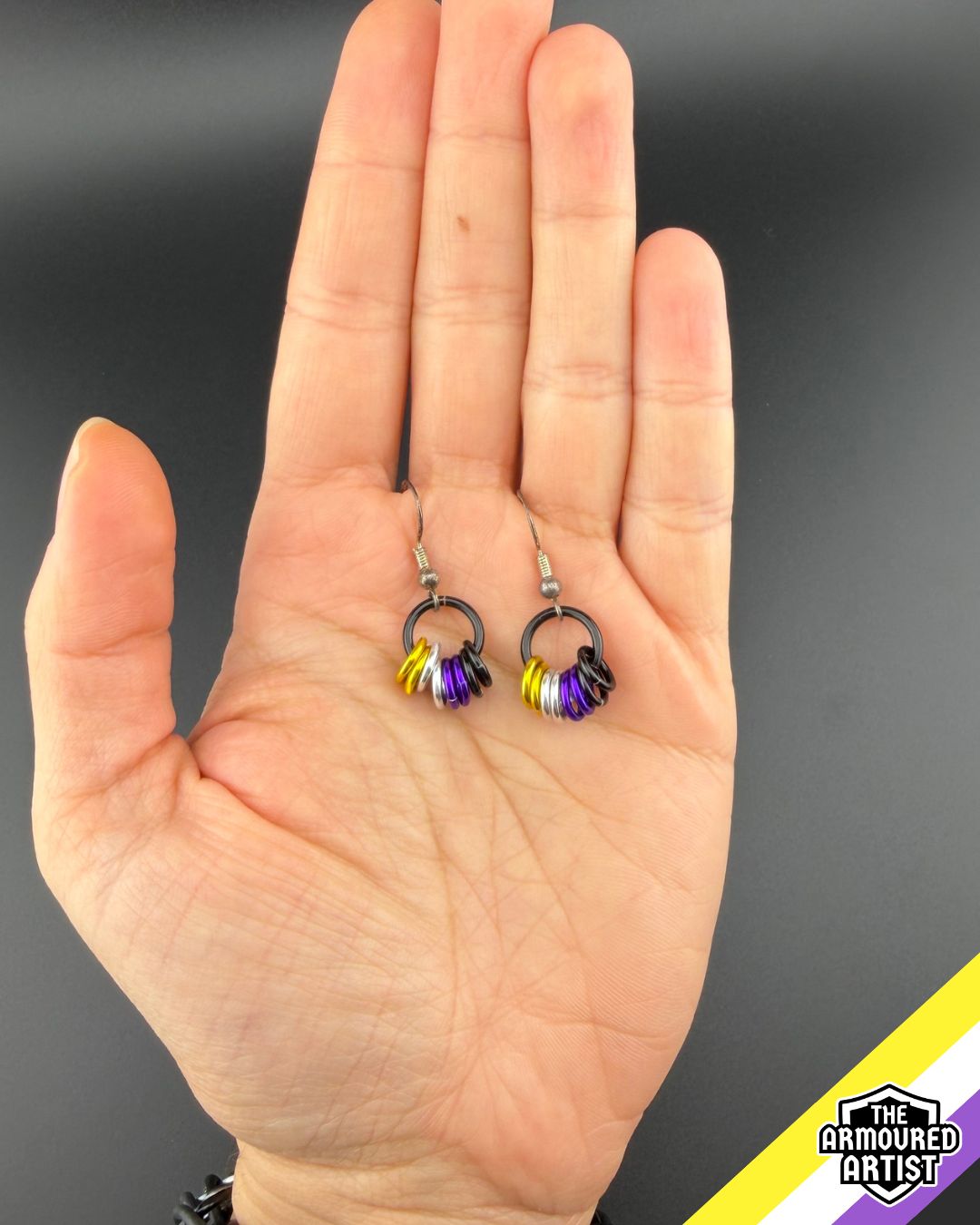 Nonbinary Small Ringlette Earrings