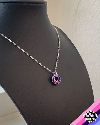 Omnisexual Spiral Chainmail Necklaces
