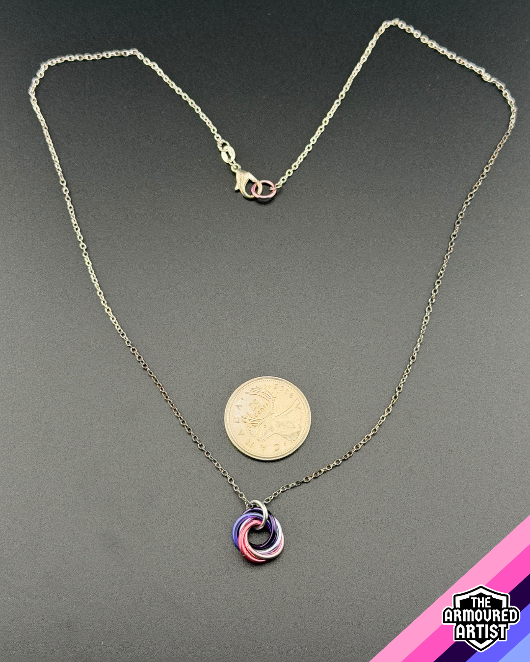 Omnisexual Spiral Chainmail Necklaces