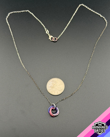 Omnisexual Spiral Chainmail Necklaces
