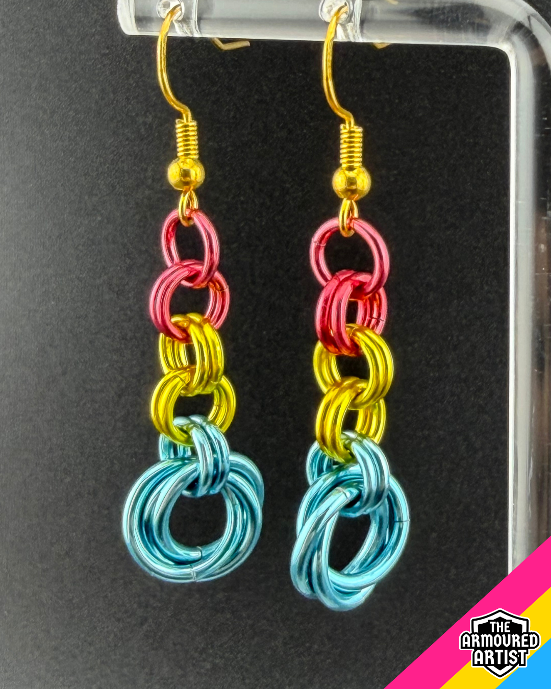 Pansexual Dangling Earrings