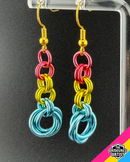 Pansexual Dangling Earrings