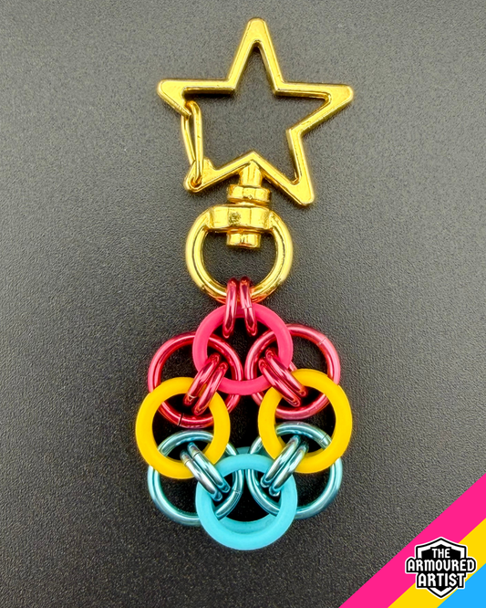 Pansexual Flexible Helmchain Keychains