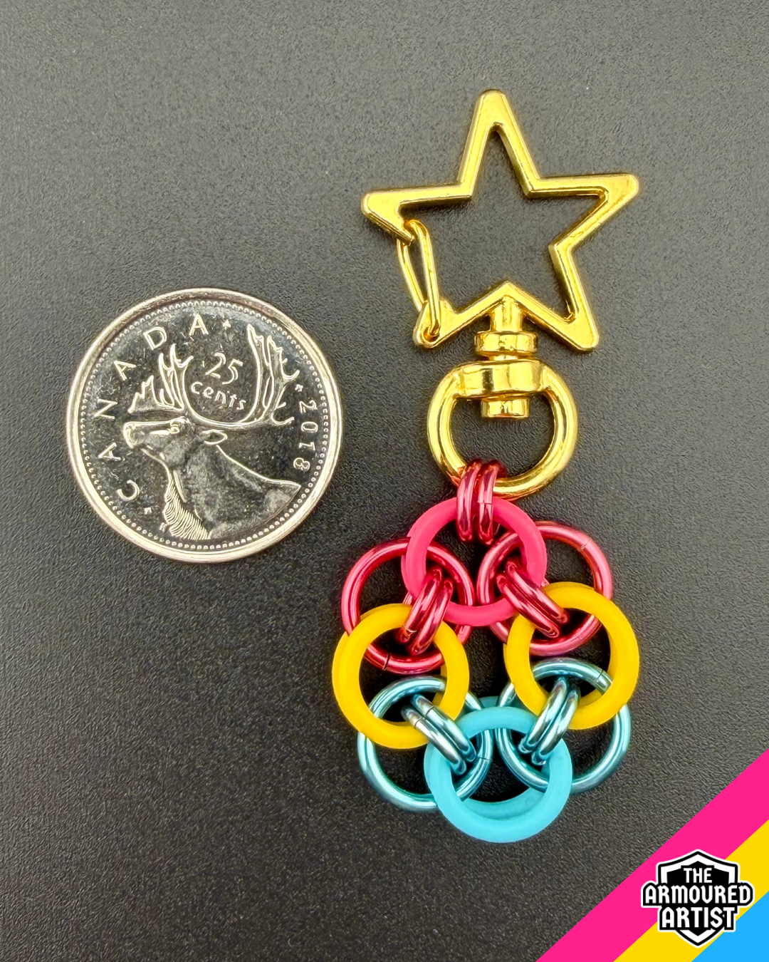 Pansexual Flexible Helmchain Keychains