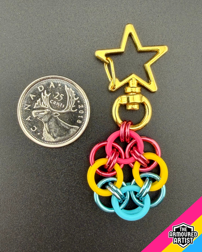 Pansexual Flexible Helmchain Keychains