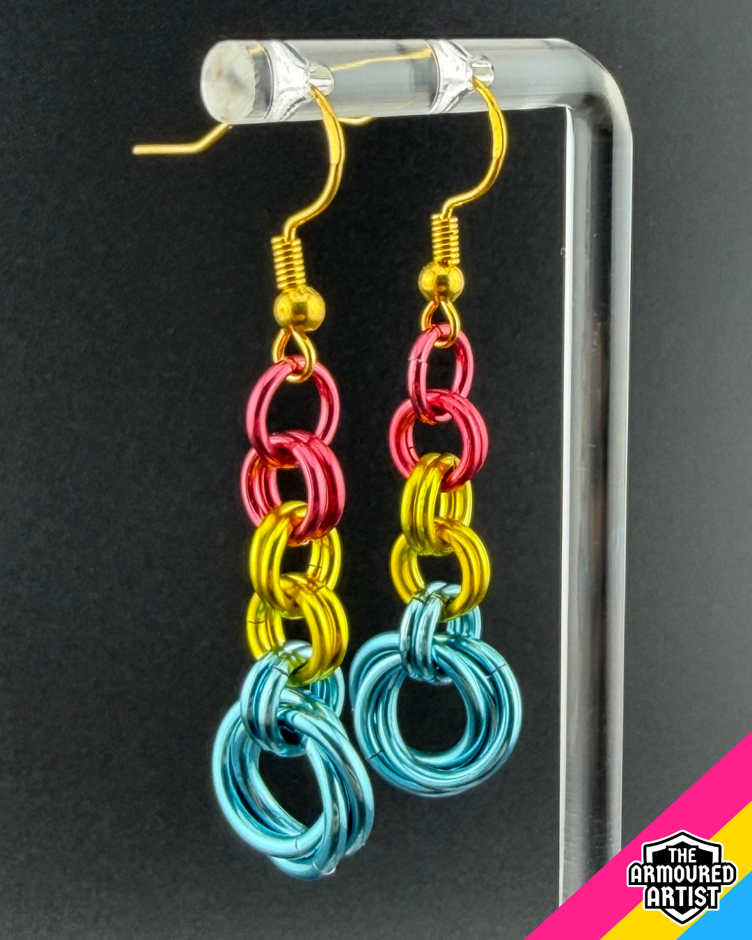 Pansexual Dangling Earrings