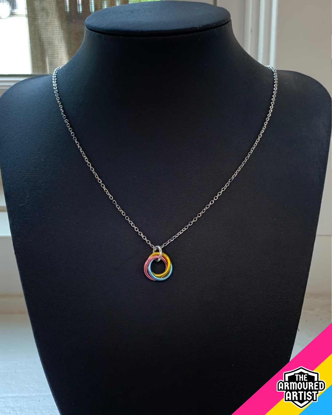 Pansexual Spiral Chainmail Necklaces