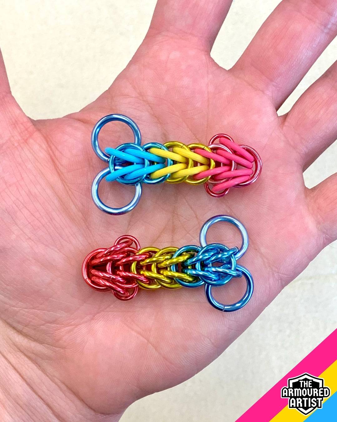 Pansexual Pocket Rocket Keychains/Necklaces