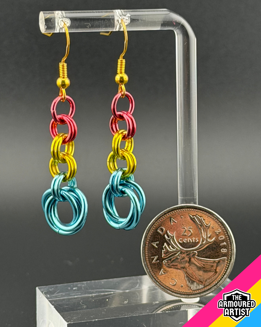 Pansexual Dangling Earrings