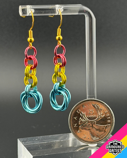 Pansexual Dangling Earrings